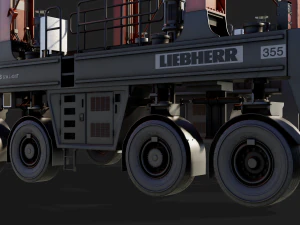 straddle carrier 3D Model