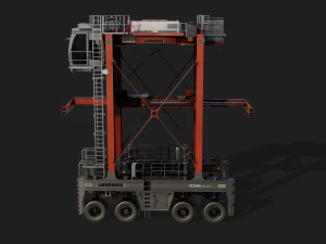 straddle carrier 3D Model