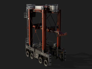 straddle carrier 3D Model