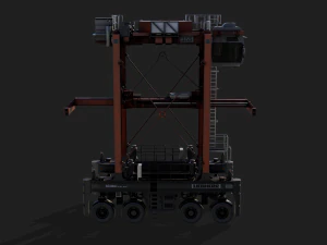 straddle carrier 3D Model