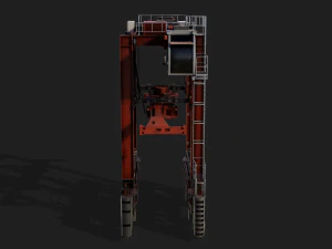 straddle carrier 3D Model
