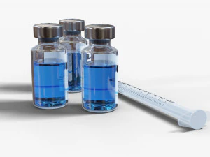 vaccine with syringe 3D Model