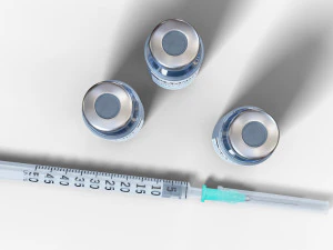 vaccine with syringe 3D Model