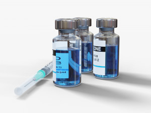 vaccine with syringe 3Dモデル