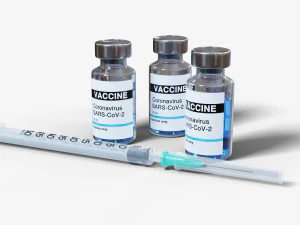 vaccine with syringe 3D Model