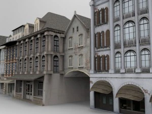 buildings for mobile games 3D Model
