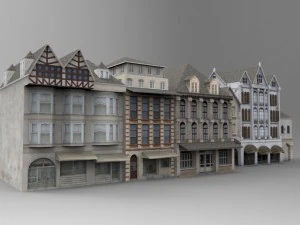 buildings for mobile games 3D Model
