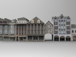 buildings for mobile games 3D 모델