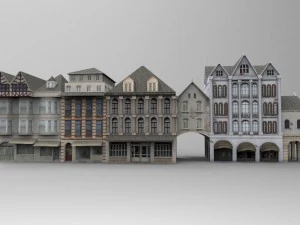 buildings for mobile games 3D Model