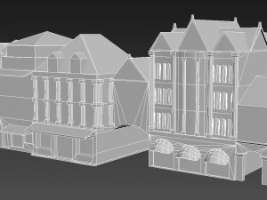 buildings for mobile games 3D Model