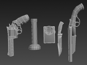 for mobile game Modello 3D