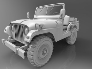 jeep 106 3D 模型