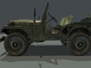 jeep 106 low poly 3D Model