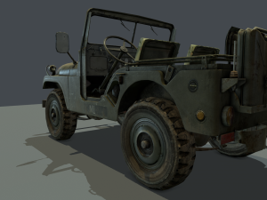 jeep 106 low poly 3D Model
