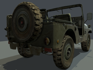 jeep 106 low poly 3D Model