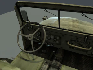 jeep 106 low poly 3D Model