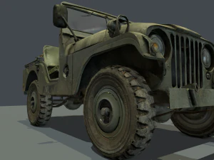 jeep 106 low poly 3D Model