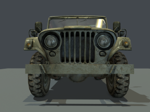 jeep 106 low poly 3D Model