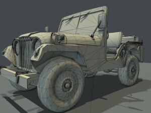 jeep 106 low poly 3D Model