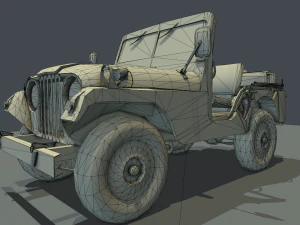 jeep 106 low poly 3D Model
