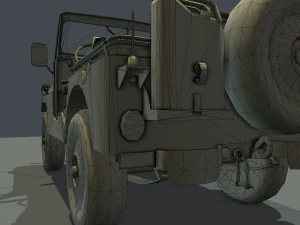 jeep 106 low poly 3D Model