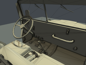 jeep 106 low poly 3D Model