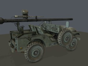 jeep 106 low poly 3D 모델