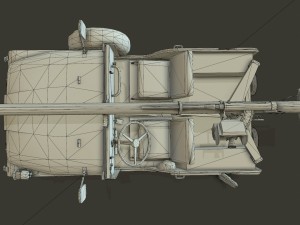 jeep 106 low poly 3D 모델