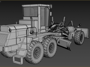 auto grader 3D 模型