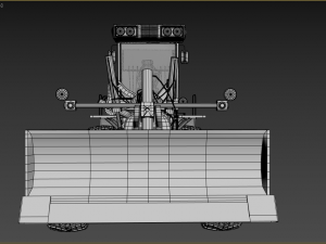 auto grader 3D 模型