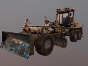 auto grader 3Dモデル
