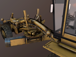 auto grader 3D 模型