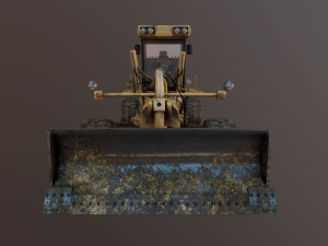 auto grader 3D 模型