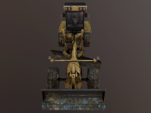auto grader 3D 模型