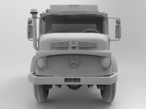 fire truck low poly 3D Model