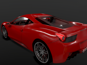 ferrari 458 italia 2011 3D Model