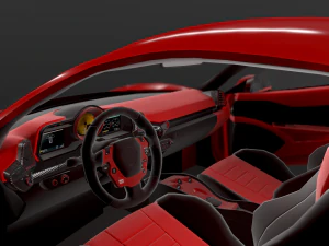 ferrari 458 italia 2011 3D Model