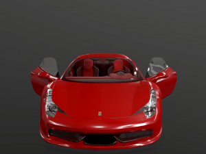 ferrari 458 italia 2011 3D Model