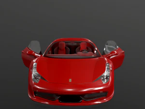 ferrari 458 italia 2011 3D Model