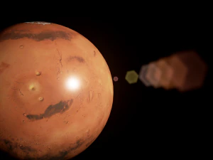 planeta marte 4k Modelo 3D