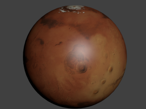 planet mars 4k 3D Model