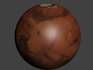 planet mars 4k 3D Model