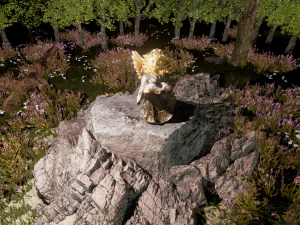 &aacute;ngel Modelo 3D