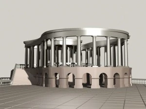 Pavillon 3D Modell