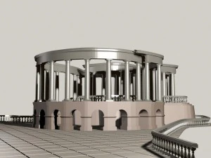 Pavillon 3D Modell