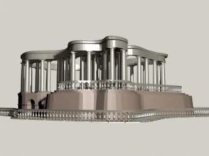 Pavillon 3D Modell