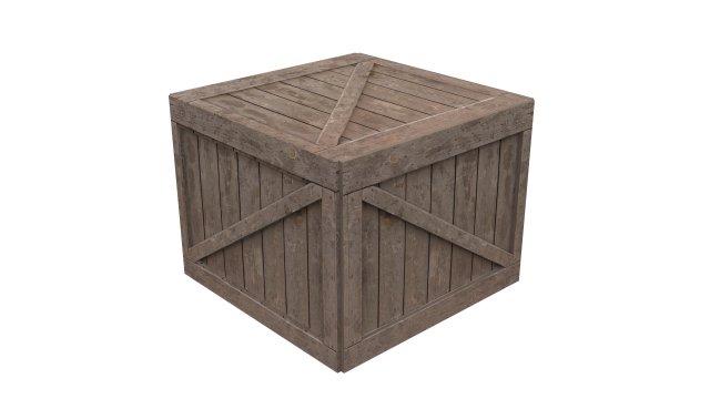 wooden crate Modello 3D .c4d .max .obj .3ds .fbx .stl .blend 