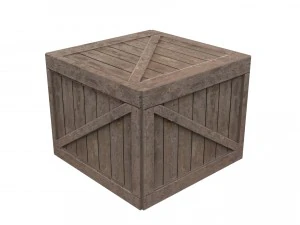 wooden crate 3D Model