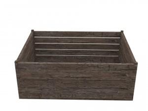 wooden crate 3D Модель