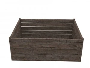 wooden crate 3D Model